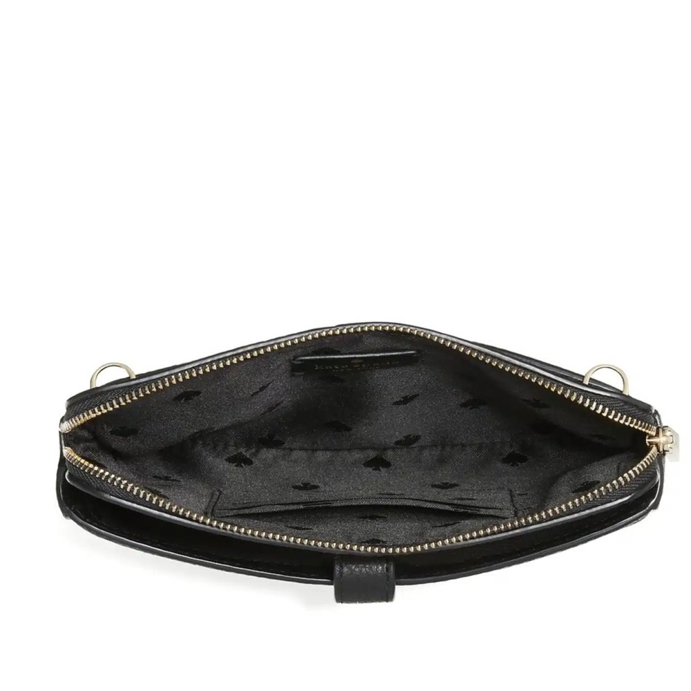 Kate Spade Leila Small Tab Crossbody Black - Picture 2 of 7